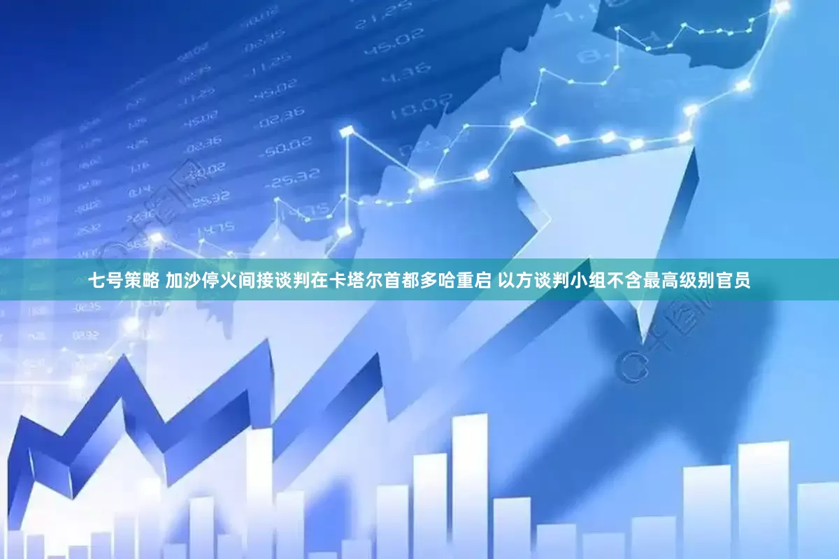 七号策略 加沙停火间接谈判在卡塔尔首都多哈重启 以方谈判小组不含最高级别官员